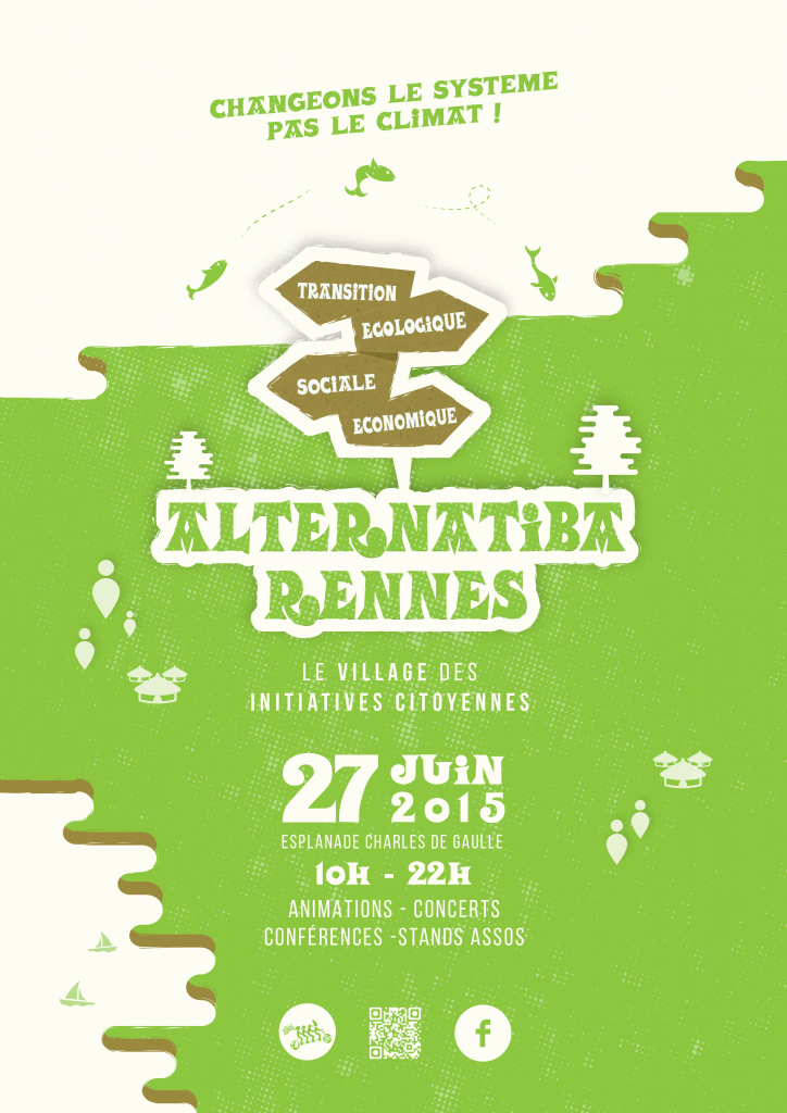 Affiche Alternatiba le village des initiatives citoyennes