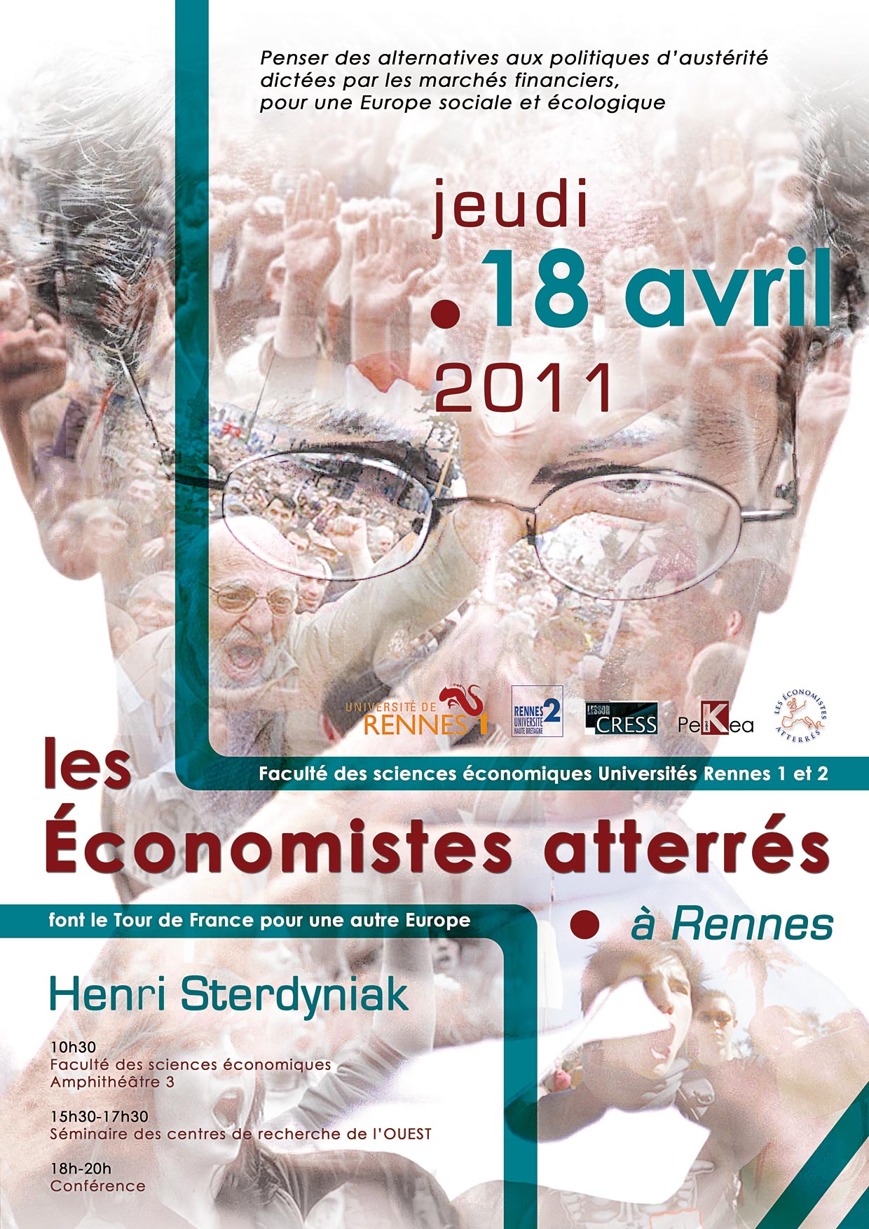 affiche de la confrence des conomistes atterrs