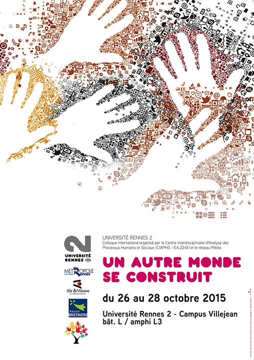 Affiche du colloque Un autre monde se construit