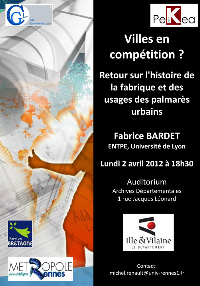 affiche Villes en comptition