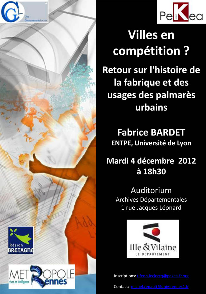 affiche Villes en comptition