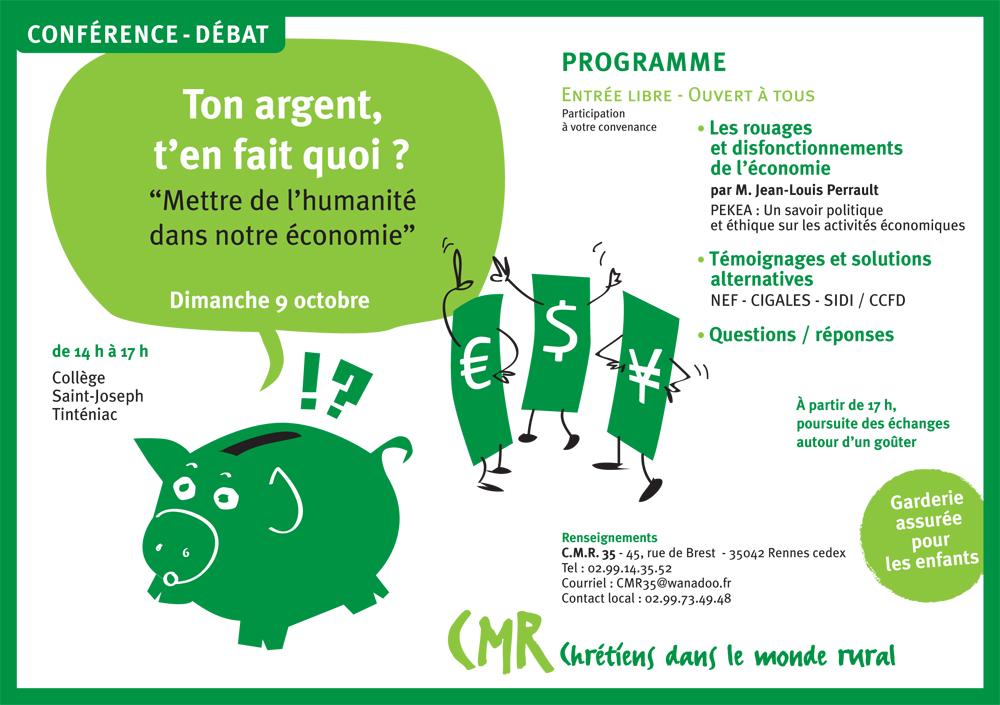 affiche du dbat Mettre de l'humanit dans notre conomie